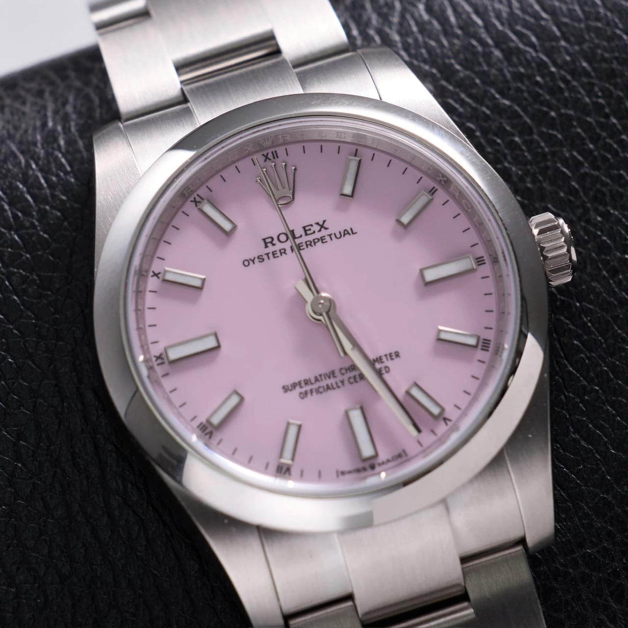 Rolex Oyster Perpetual, reference 124200, Candy Pink