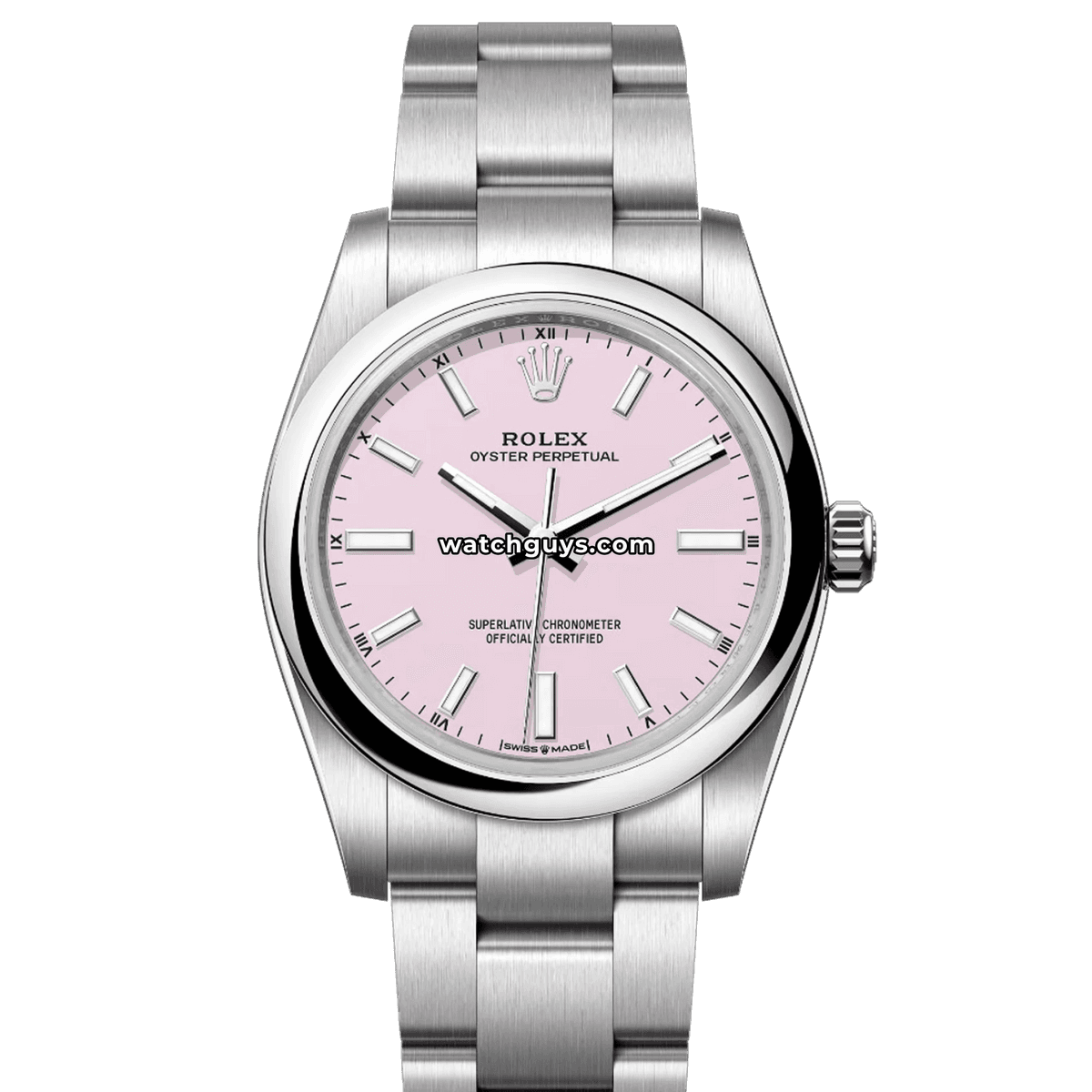 Rolex Oyster Perpetual, reference 124200, Candy Pink