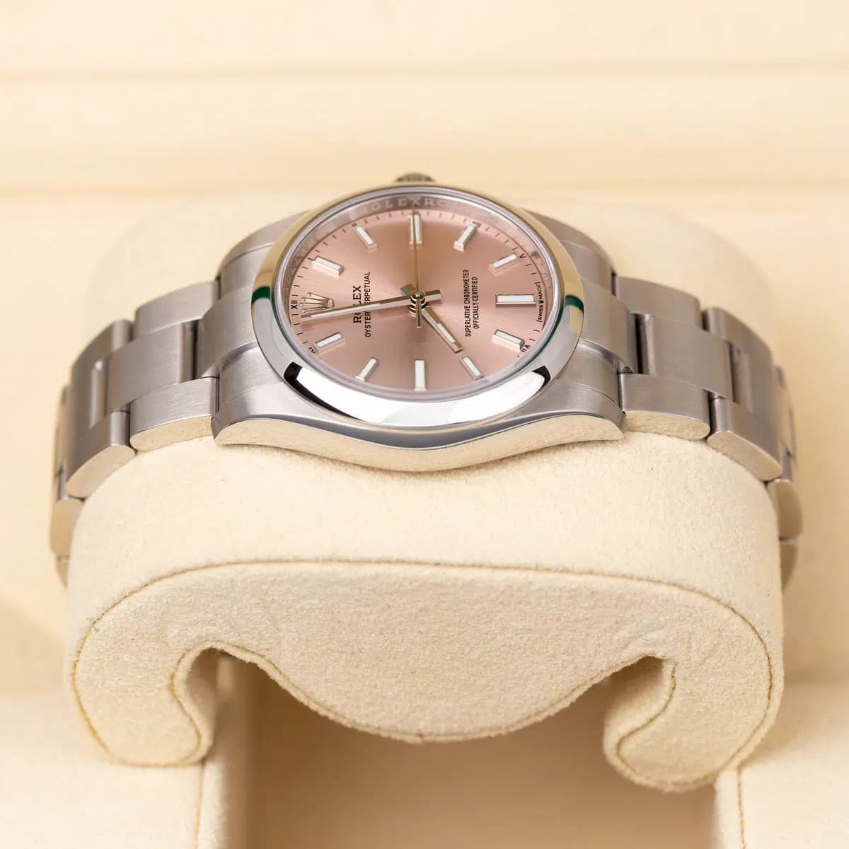 Rolex Oyster Perpetual, reference 124200, Beige